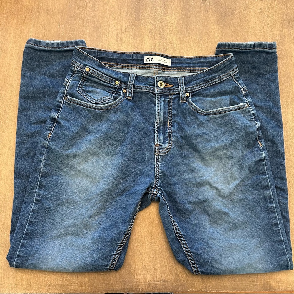 Zara Men's Slim Jeans - Blue